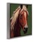 Stupell Industries Modern Horse on Green Floating Frame, design by Wani Pasion